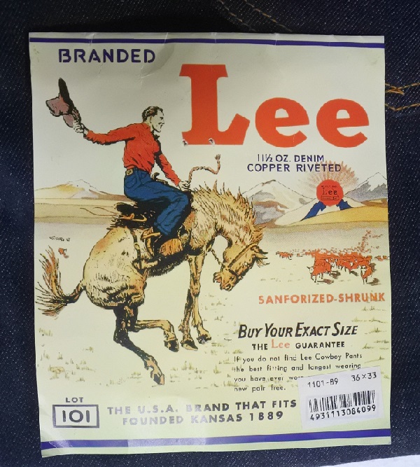 30s Lee Cowboy Pants Dead stock Reprint 2