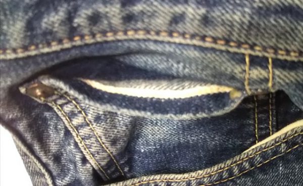 WAREHOUSE 50s Vintage jeans Reprint Selvedge in coin pocket