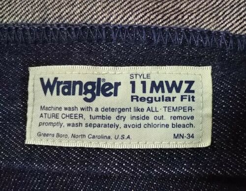 wrangler 11MWZ 1955model-Inner tag1