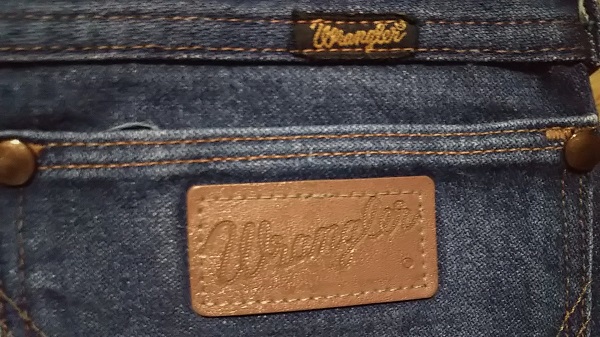 WRANGLER 13MWZ Made in USA Pis name and label