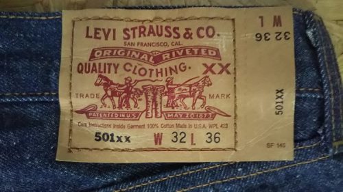90s Levi’s501 Made in USA W31 1999 made Paper label