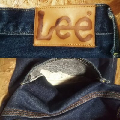 Lee Cowboy 101B WWⅡ1944 Reprint Leather label and pack pocket reinforcement cloth