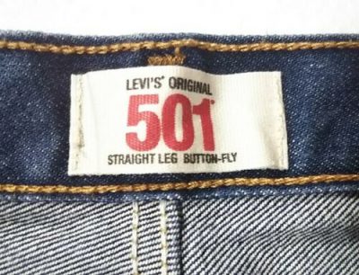 Levi’s501 JEANS W35 Inside tag