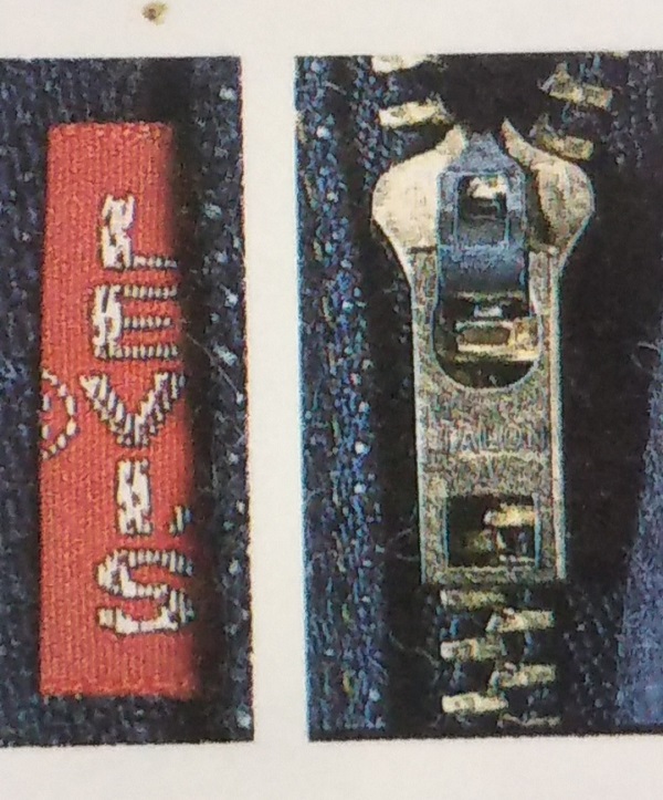 Levi's Book (Catalog), Spring-Summer 1989 502XX Big E "Red Tab" / TALON Zipper