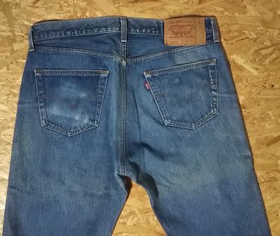 90s Levi’s501 Made in USA W35 1999 made Back pocket