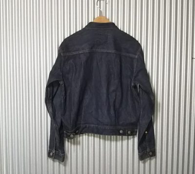 90s Levi’s 507XX type 2nd denim jacket Rear view