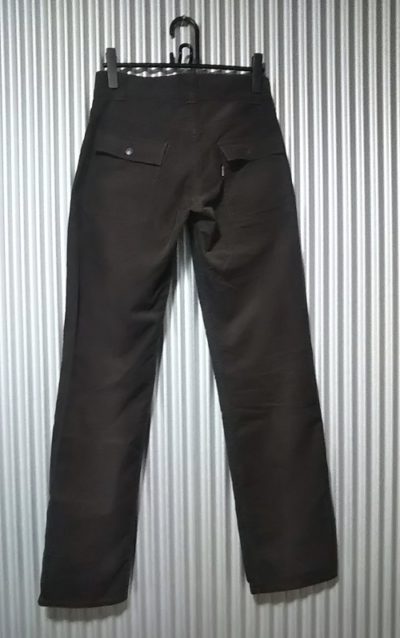 Levi's corduroy bush pants"Dark brown "W31 Rear view