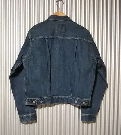 90s Levi’s 71507XX Type 2 denim jacket size40 Back view