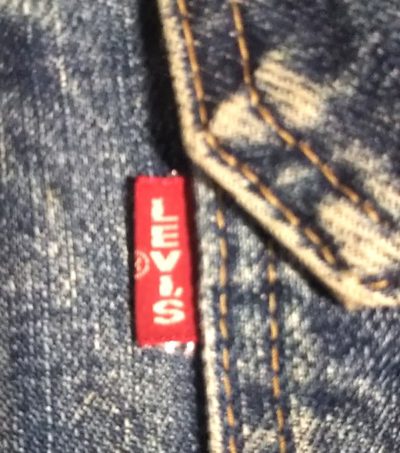 90s Levi’s 71507XX Type 2 denim jacket Size38 Red tab "Big E"
