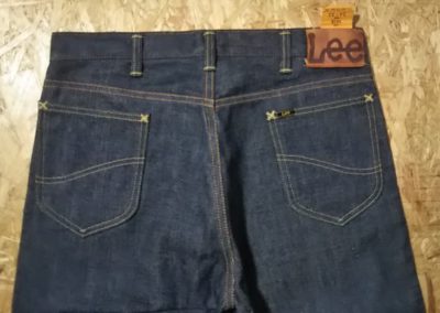 Back pocket 40s Lee Riders jeans Reprint Unused Raw denim 90s made