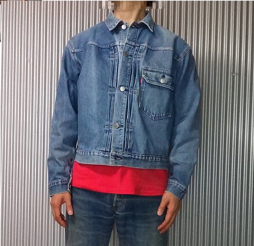 Wearing image 2 - "Tailor Toyo" Sugar Cane Type 1 Denim Jacket