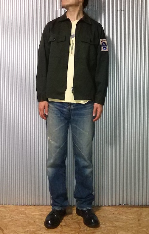US federal jacket × Levi's vintage closing jeans - Wearing image 1