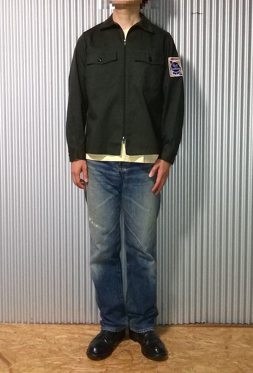 US federal jacket × Levi's vintage closing jeans - Wearing image 2