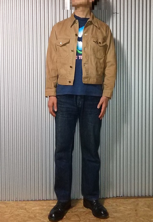 70s Lee Twill Jacket x Big John "OR140" - Wearing image 2