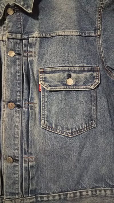 Front pocket - "Tailor Toyo" Sugar Cane Type 1 Denim Jacket
