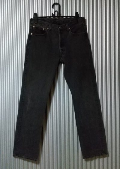 1990s Levi's 501 Made in USA 1995 made Black W33 L31