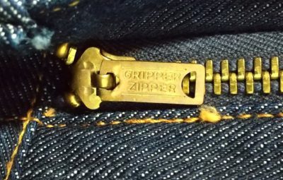 Gripper zipper - Lee Riders 101Z.1952 Reprint. 90s Japan made