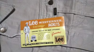 Ticket - 90s Lee Westener Jacket ”Dead Stock“ 60s reprint Made in Japan