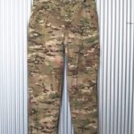 U.S ARMY CAMOUFLAGE PATTERN PANTS.  Large -X Long Surplus BDU