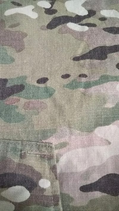 Rip stop fabric ー U.S ARMY CAMOUFLAGE PATTERN PANTS. Large -X Long Surplus BDU CARGO