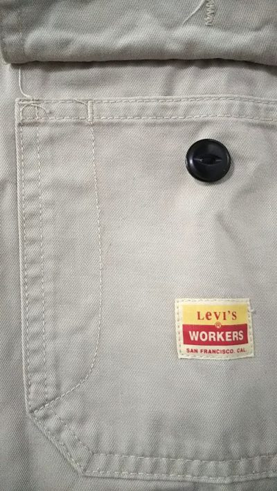Pen holder-90s Levi's "Workers series" work jacket chore jacket