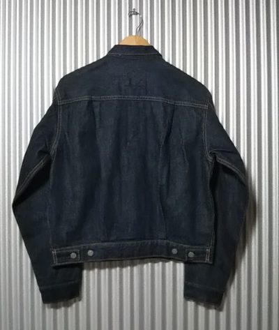 Back view-"Dead stock" 90s Levi's type 2 tracker jacket. Size 40.Made in Japan.