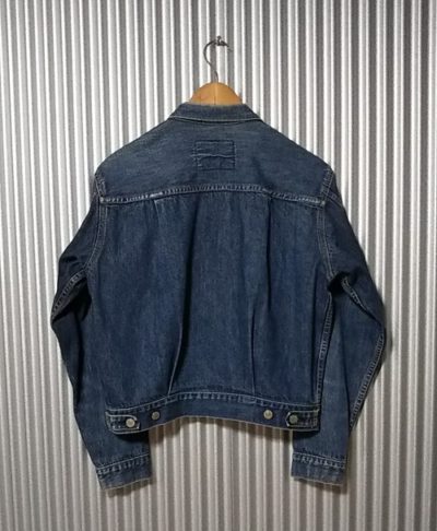 Back view-90s Levi ’s 507XX Type 2 denim jacket 50s Reprint Size 38