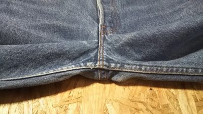 Crotch Fade-1990s Levi's 501 Made in USA 1991 made W32 L33