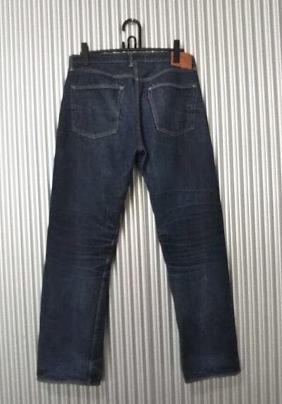 Back view-WAREHOUSE & CO. Selvedge denim jeans "50s reprint" W34 L31 Made in Japan.