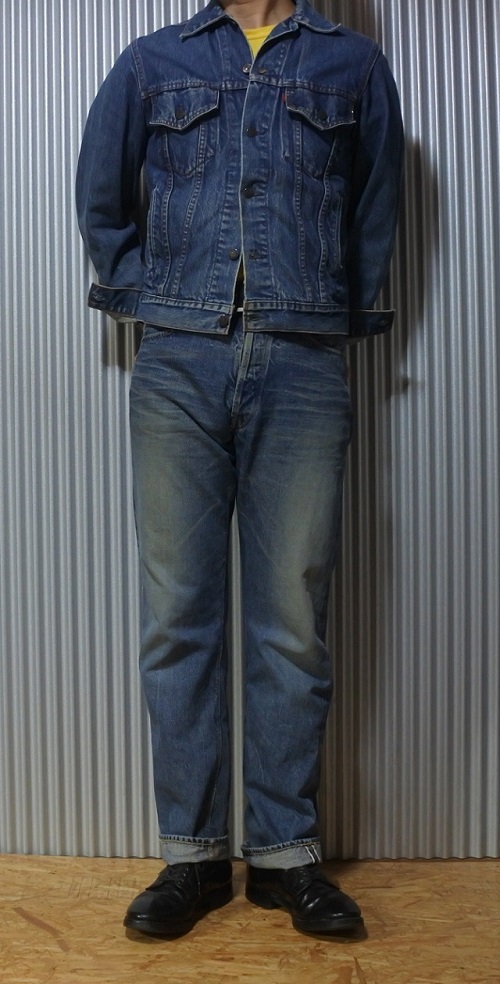 WAREHOUSE 50s Vintage jeans Reprint Selvedge wearing image