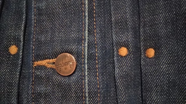 50s Wrangler 11MJ Western button