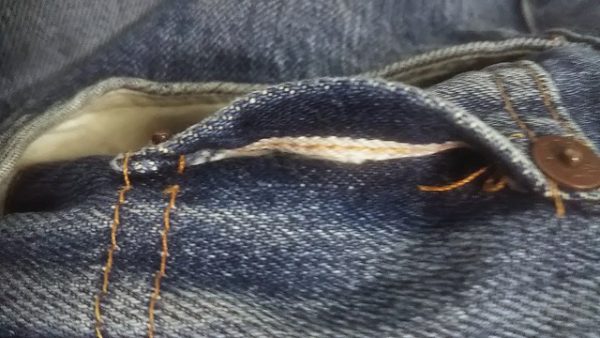 LVC Levi's201xx Selvedge in coin pocket