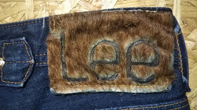 30s Lee Cowboy Pants 101 Reprint Leather label