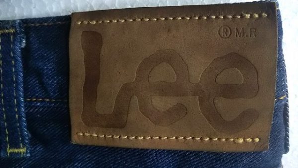 60s Lee Riders 101z Jeans Leather label