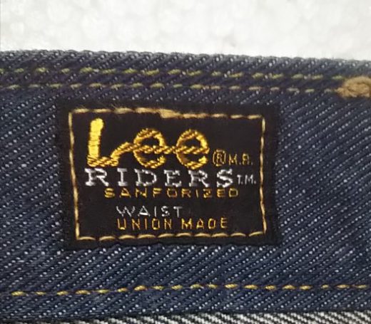 60s Lee Riders 101z Jeans Side black tag