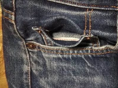 LEVI'S 501ZXX　1954 zipper model Selvedge in coin pocket