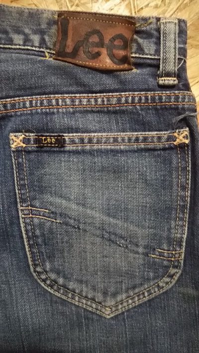Lee Riders 101B Jeans 1946 Reprint W32 Shrinked leather label and s-stitched back pocket