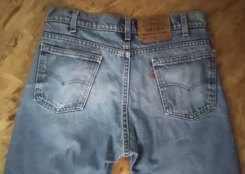 1990s Levi's 505 Made in USA W32-33 rear side