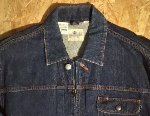 50s Wrangler 11mjz prototype denim jacket Western jacket Collar and zipper