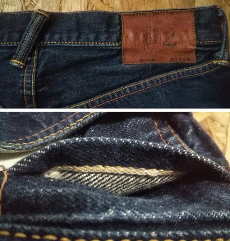 EVISU　Jeans Lot.2000 (No.2 / Tiger Selvedge) Misaligned belt loop "backmost" and Selvedge in coin pocket