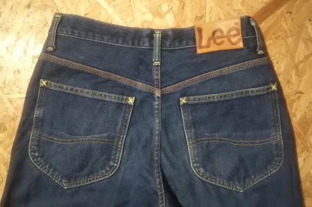 Lee Cowboy 101B WWⅡ1944 Reprint Leather label and back pocket "no piss name"