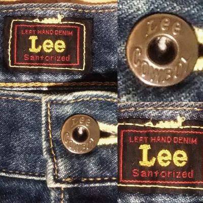 Lee Cowboy 101B WWⅡ1944 Reprint Center red tag and Top button with engraved cowboy