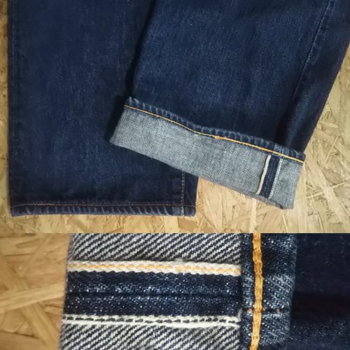 EVISU　Jeans Lot.2000 (No.2 / Tiger Selvedge) Yellow and black Tiger Selvedge