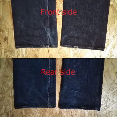 Momotaro jeans "Syutujin label" 0705SP Hem