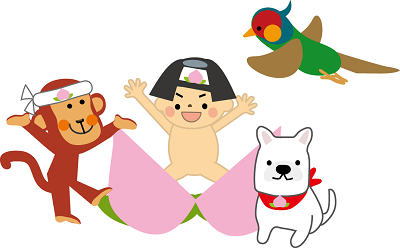 Japanese fairy tale "Momotaro"