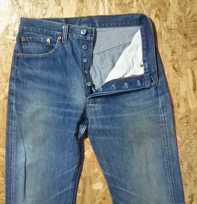 90s Levi’s501 Made in USA W30-31 1991 made Button fly
