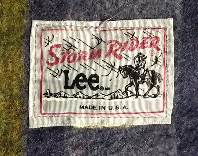 Lee Storm Rider tag