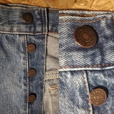 80s Levi’s501 Made in USA W30-31 1987 made Button fly