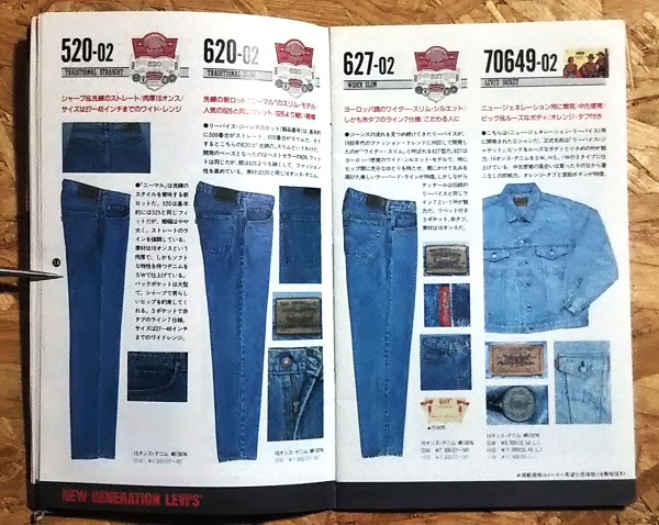 Levi's Book (Catalog), Spring-Summer 1989 Washed Levi's