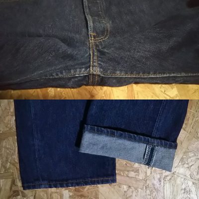 90s Levi’s501 Made in USA W31-32 1999 made Crotch and hem